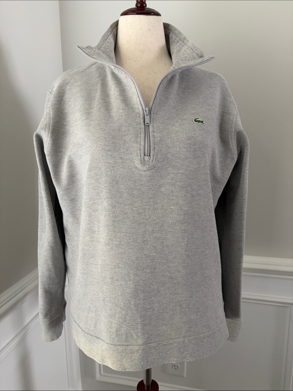 Lacoste Quarter-Zip Pullover | Mens | Lacoste size 6